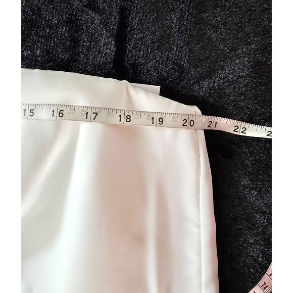 Torrid Satin Strapless Wedding Plus Size Dress-White-SZ 20 - Picture 15 of 16